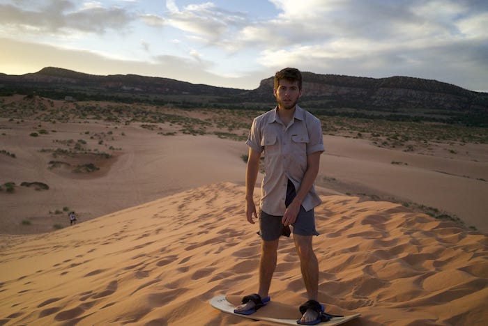 Sharvil Parekh at Coral Pink Sand Dunes